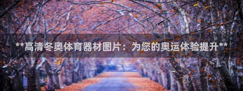 耀世平台注册网址是多少号：**高清冬奥体育器材图片：