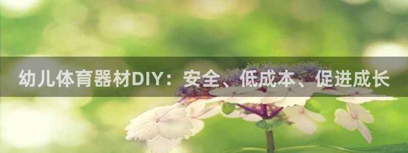 耀世集团商业联盟：幼儿体育器材DIY：安全、低成本、