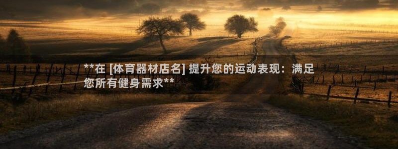 耀世启幕：**在 [体育器材店名] 提升您的运动表现