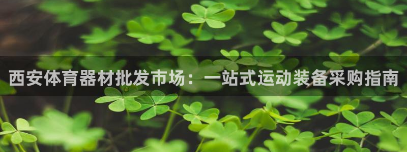 耀世娱乐然 37OO735：西安体育器材批发市场：一