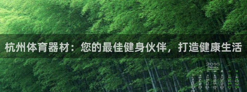 耀世平台的运营模式：杭州体育器材：您的最佳健身伙伴，