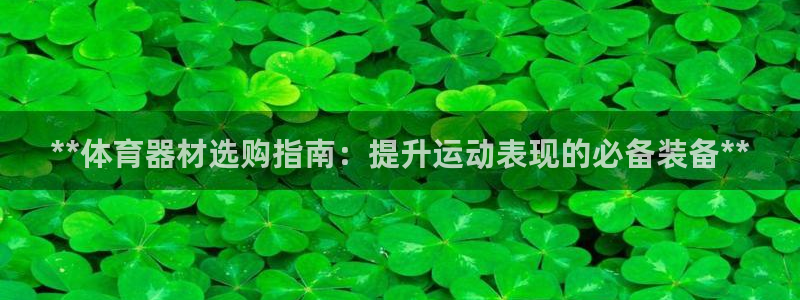 耀世登场后面一句：**体育器材选购指南：提升运动表现