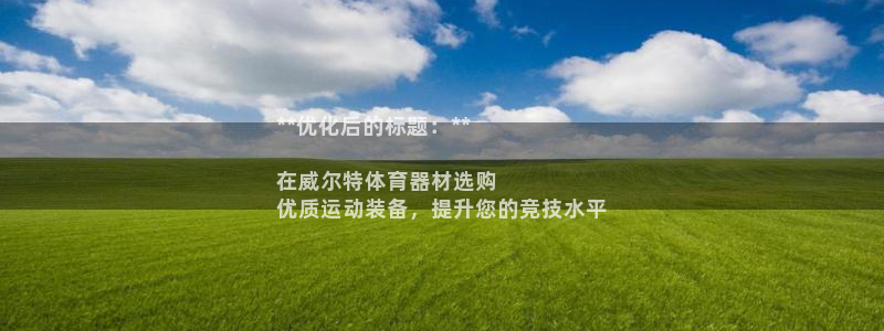 耀世集团董事长是谁：**优化后的标题：**

在威尔