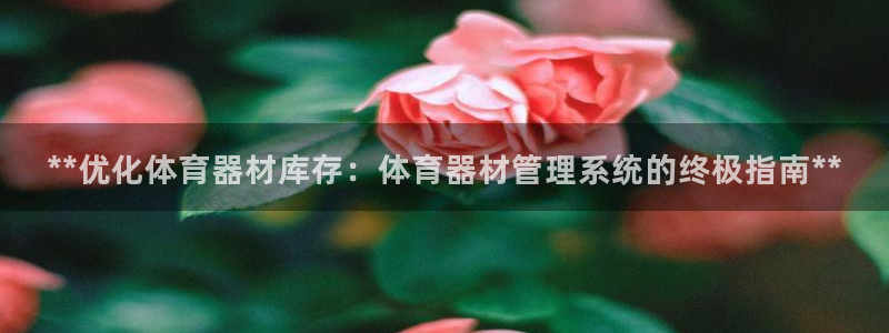 耀世平台注册网址是多少：**优化体育器材库存：体育器