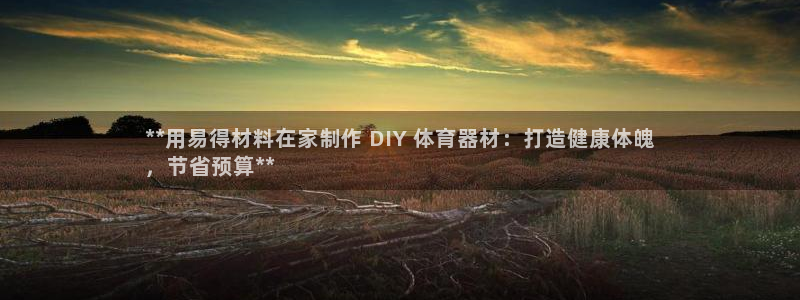 耀世娱乐挂机教程视频：**用易得材料在家制作 DIY
